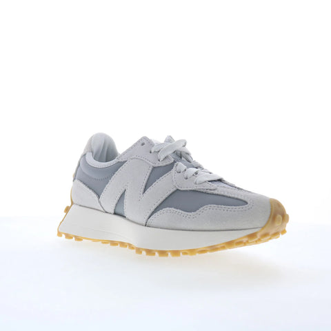 New Balance 327 WS327KAY Womens Gray Suede Lifestyle Sneakers Shoes