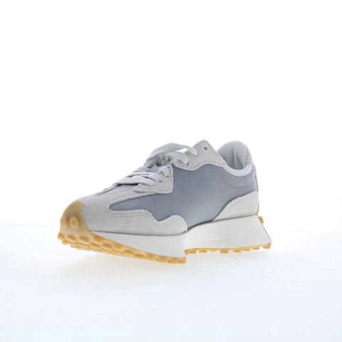 New Balance 327 WS327KAY Womens Gray Suede Lifestyle Sneakers Shoes