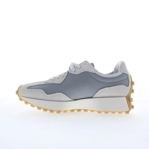 New Balance 327 WS327KAY Womens Gray Suede Lifestyle Sneakers Shoes