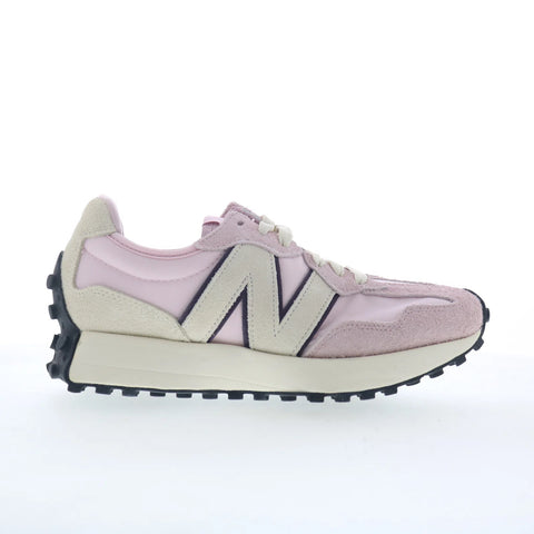 New Balance 327 WS327SSB Womens Pink Suede Lifestyle Sneakers Shoes