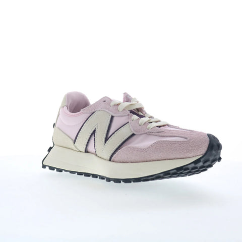 New Balance 327 WS327SSB Womens Pink Suede Lifestyle Sneakers Shoes