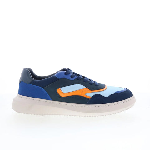 Greats Wythe WYTH01SG-NMU Mens Blue Suede Lace Up Lifestyle Sneakers Shoes