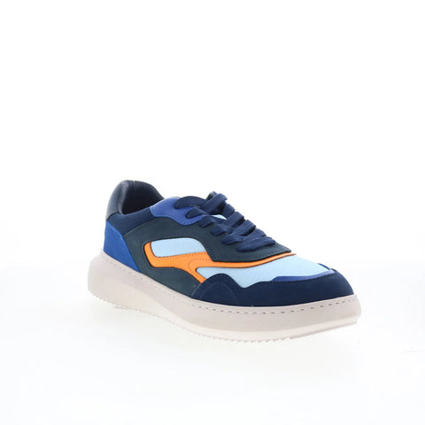 Greats Wythe WYTH01SG-NMU Mens Blue Suede Lace Up Lifestyle Sneakers Shoes