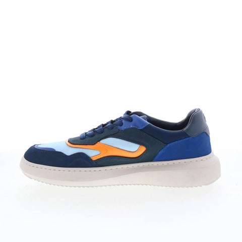 Greats Wythe WYTH01SG-NMU Mens Blue Suede Lace Up Lifestyle Sneakers Shoes