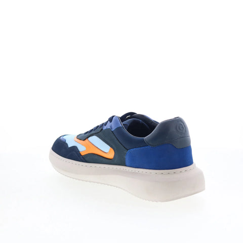 Greats Wythe WYTH01SG-NMU Mens Blue Suede Lace Up Lifestyle Sneakers Shoes