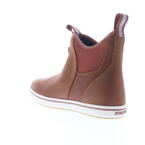 Xtratuf Leather Ankle Deck Boot XAL700 Mens Brown Synthetic Ankle Boots
