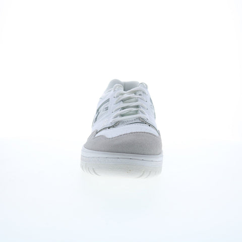 New Balance 550 XBB550LSA Mens White Suede Lifestyle Sneakers Shoes