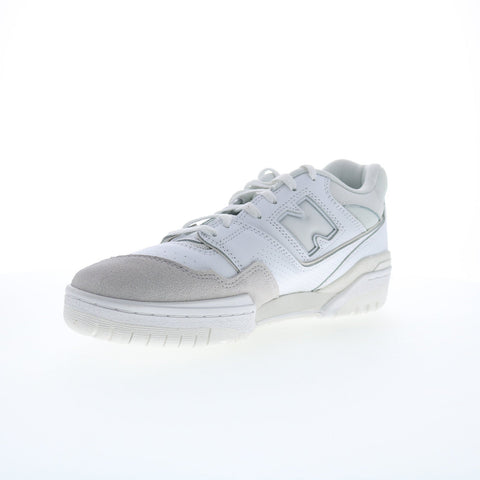 New Balance 550 XBB550LSA Mens White Suede Lifestyle Sneakers Shoes