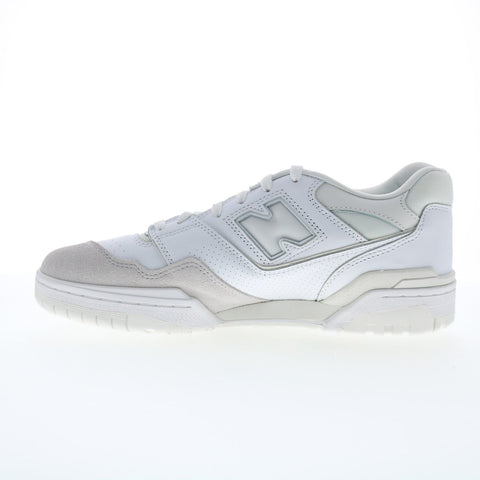 New Balance 550 XBB550LSA Mens White Suede Lifestyle Sneakers Shoes
