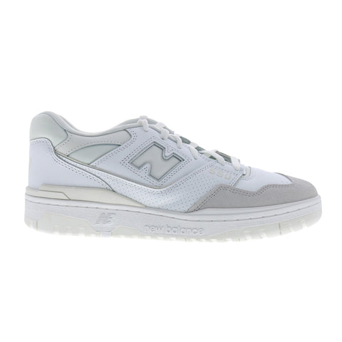 New Balance 550 XBB550LSA Mens White Suede Lifestyle Sneakers Shoes