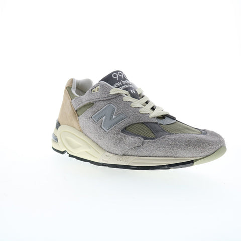 New Balance 1080 XM1080S11 Mens Gray Suede Lifestyle Sneakers Shoes