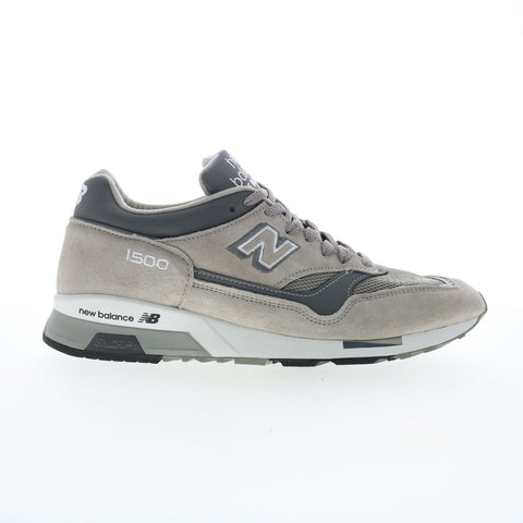 New Balance 1500 XM1500PGL Mens Gray Suede Lifestyle Sneakers Shoes