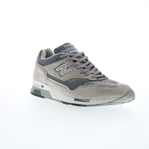 New Balance 1500 XM1500PGL Mens Gray Suede Lifestyle Sneakers Shoes