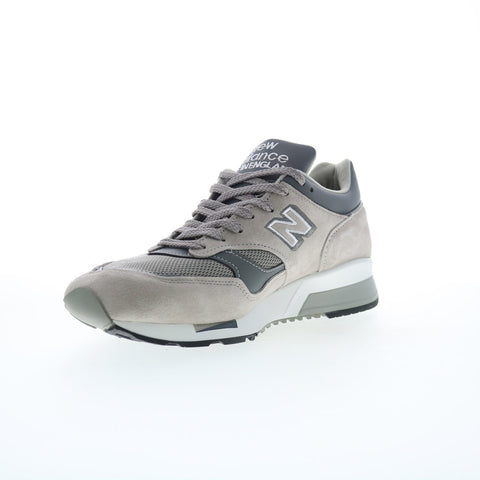 New Balance 1500 XM1500PGL Mens Gray Suede Lifestyle Sneakers Shoes
