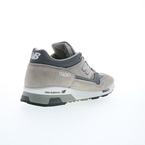 New Balance 1500 XM1500PGL Mens Gray Suede Lifestyle Sneakers Shoes