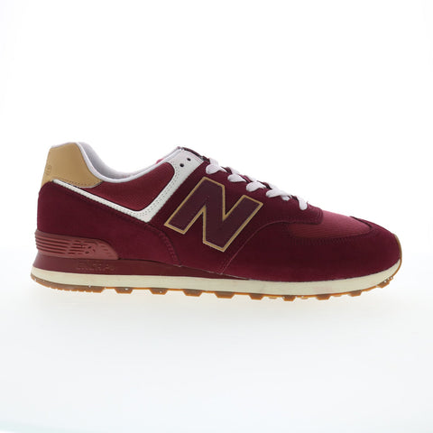 New Balance 880 XM880P11 Mens Burgundy Wide Suede Lifestyle Sneakers Shoes