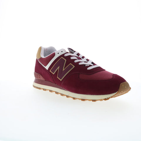 New Balance 880 XM880P11 Mens Burgundy Wide Suede Lifestyle Sneakers Shoes
