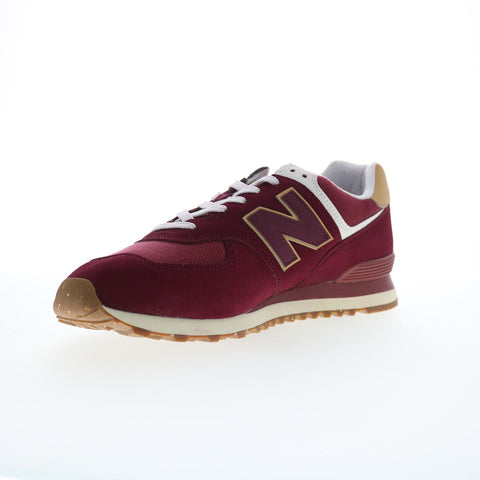 New Balance 880 XM880P11 Mens Burgundy Wide Suede Lifestyle Sneakers Shoes