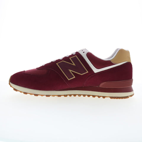New Balance 880 XM880P11 Mens Burgundy Wide Suede Lifestyle Sneakers Shoes