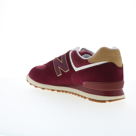 New Balance 880 XM880P11 Mens Burgundy Wide Suede Lifestyle Sneakers Shoes