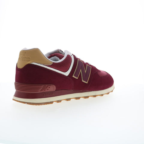 New Balance 880 XM880P11 Mens Burgundy Wide Suede Lifestyle Sneakers Shoes