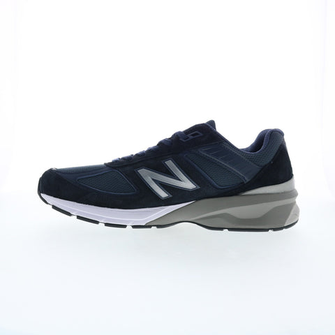 New Balance 990 XM990NV5 Mens Blue Suede Lifestyle Sneakers Shoes