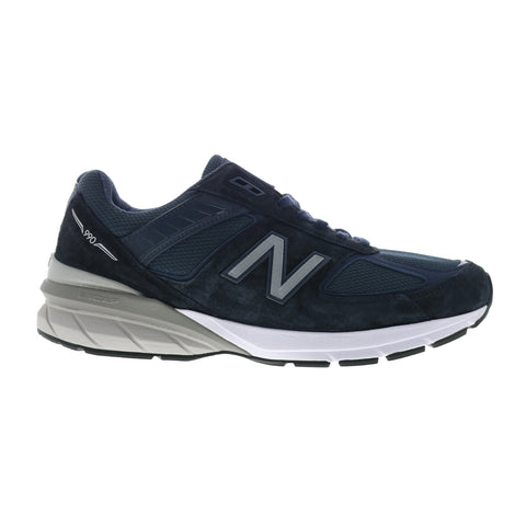New Balance 990 XM990NV5 Mens Blue Wide Suede Lifestyle Sneakers Shoes