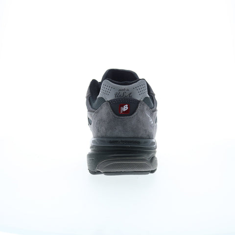 New Balance 990 XM990UA3 Mens Gray Suede Lace Up Lifestyle Sneakers Shoes