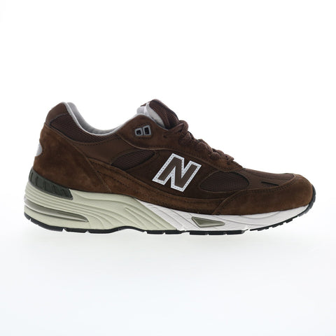 New Balance 991 XM991BGW Mens Brown Suede Lifestyle Sneakers Shoes
