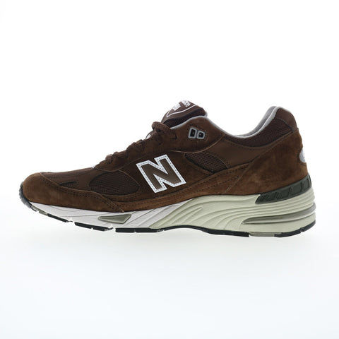 New Balance 991 XM991BGW Mens Brown Suede Lifestyle Sneakers Shoes