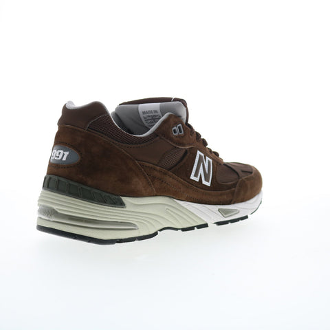 New Balance 991 XM991BGW Mens Brown Suede Lifestyle Sneakers Shoes