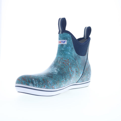Xtratuf Mossy Oak Deck Waterproof 6" XMABMOKF Mens Blue Synthetic Fishing Boots