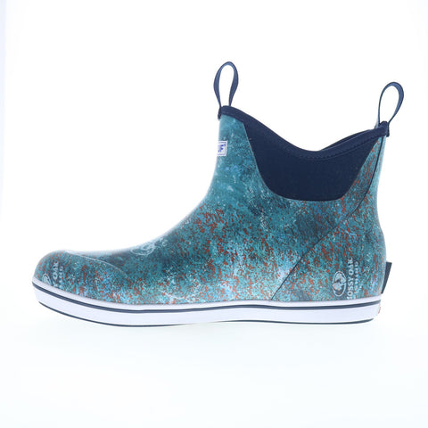 Xtratuf Mossy Oak Deck Waterproof 6" XMABMOKF Mens Blue Synthetic Fishing Boots