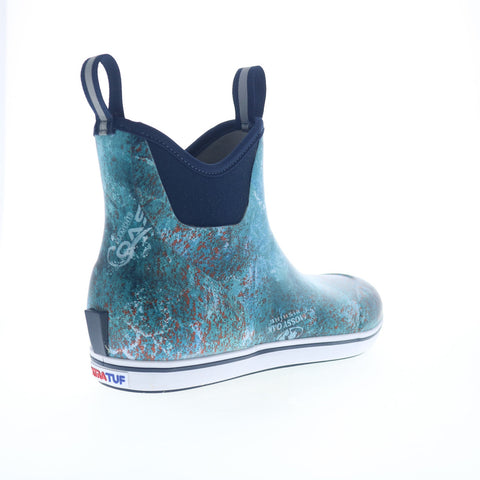 Xtratuf Mossy Oak Deck Waterproof 6" XMABMOKF Mens Blue Synthetic Fishing Boots