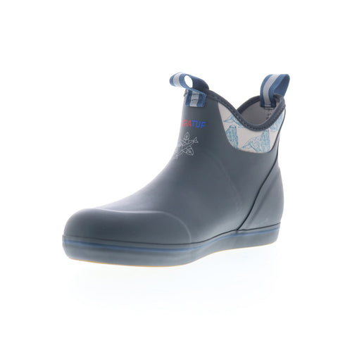Xtratuf Ankle Deck Boot 6" Waterproof XMAB004 Mens Black Fishing Boots