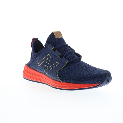 New Balance Fresh Foam Cruz XMCRZRNF Mens Blue Canvas Athletic Running Shoes