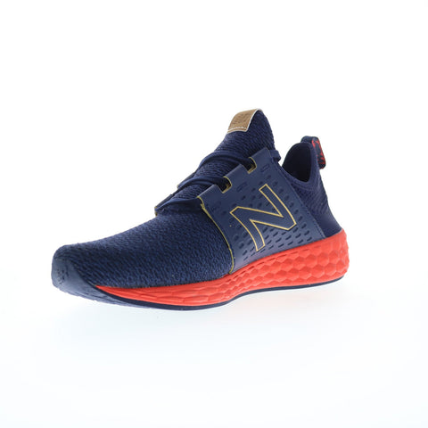 New Balance Fresh Foam Cruz XMCRZRNF Mens Blue Canvas Athletic Running Shoes