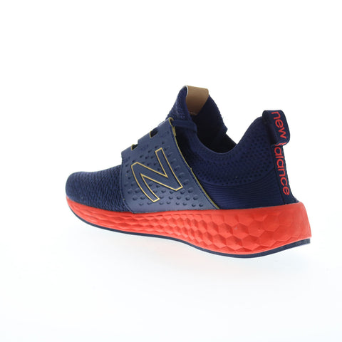New Balance Fresh Foam Cruz XMCRZRNF Mens Blue Canvas Athletic Running Shoes