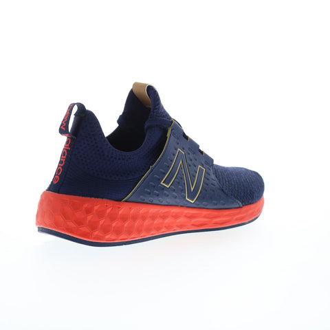 New Balance Fresh Foam Cruz XMCRZRNF Mens Blue Canvas Athletic Running Shoes