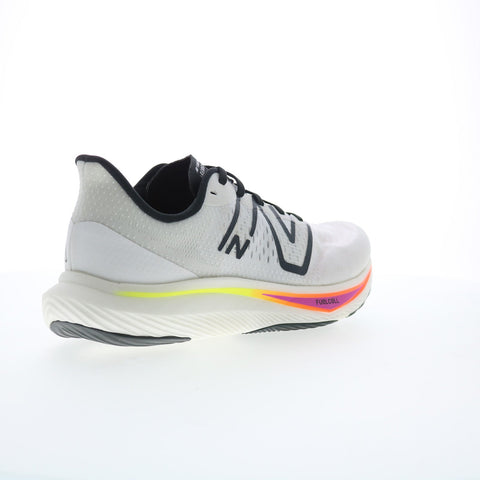 New Balance FuelCell XMFCXCW3 Mens White Wide Athletic Running Shoes