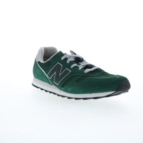 New Balance 373 XML373EL2 Mens Green Suede Lifestyle Sneakers Shoes