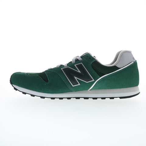 New Balance 373 XML373EL2 Mens Green Suede Lifestyle Sneakers Shoes
