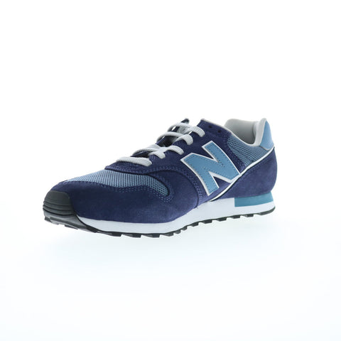 New Balance 373 XML373VA2 Mens Blue Suede Lifestyle Sneakers Shoes
