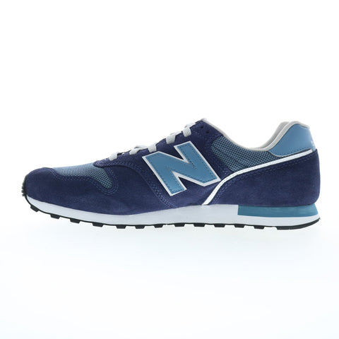New Balance 373 XML373VA2 Mens Blue Suede Lifestyle Sneakers Shoes