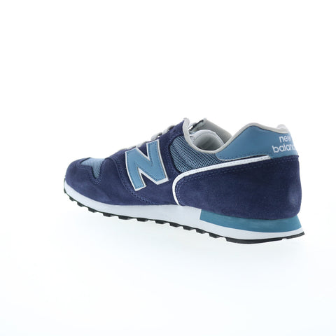 New Balance 373 XML373VA2 Mens Blue Suede Lifestyle Sneakers Shoes