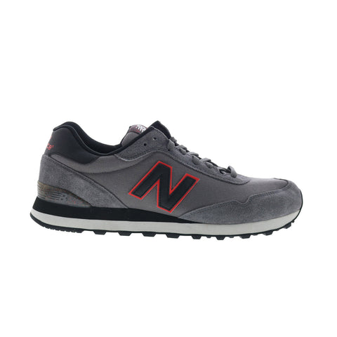 New Balance 515 XML515NBD Mens Gray Suede Lifestyle Sneakers Shoes