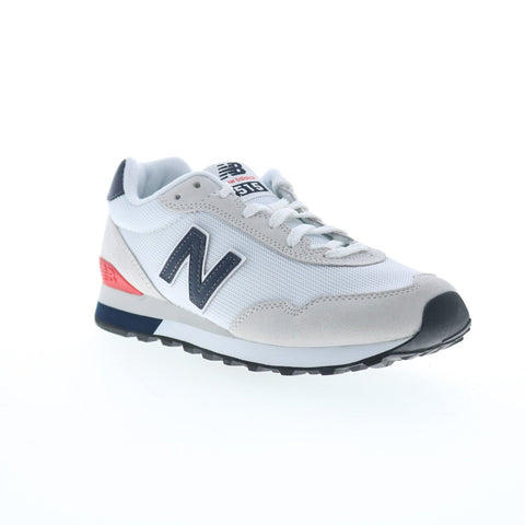 New Balance 515 XML515RC3 Mens White Suede Lifestyle Sneakers Shoes