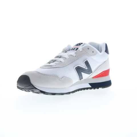 New Balance 515 XML515RC3 Mens White Suede Lifestyle Sneakers Shoes