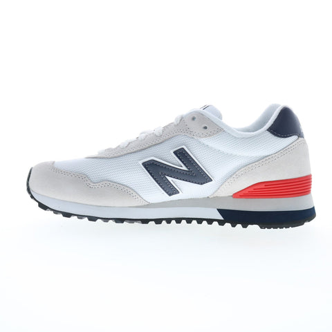 New Balance 515 XML515RC3 Mens White Suede Lifestyle Sneakers Shoes