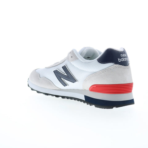 New Balance 515 XML515RC3 Mens White Suede Lifestyle Sneakers Shoes